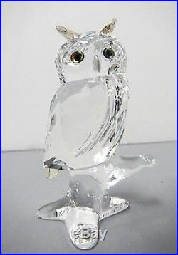 Owl On Branch Big Crystal 2014 Swarovski 5043988