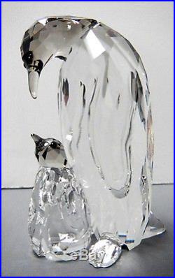 PENGUIN MOTHER WITH BABY CRYSTAL 2014 SWAROVSKI #5043728