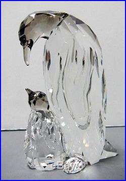 PENGUIN MOTHER WITH BABY CRYSTAL 2014 SWAROVSKI #5043728