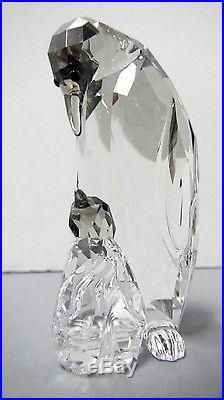 PENGUIN MOTHER WITH BABY CRYSTAL 2014 SWAROVSKI #5043728