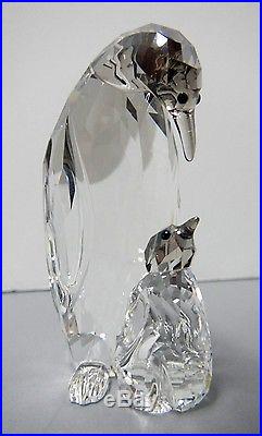 PENGUIN MOTHER WITH BABY CRYSTAL 2014 SWAROVSKI #5043728