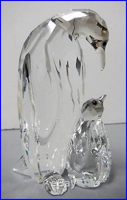 PENGUIN MOTHER WITH BABY CRYSTAL 2014 SWAROVSKI #5043728