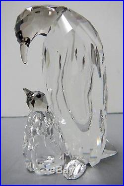 PENGUIN MOTHER WITH BABY CRYSTAL 2014 SWAROVSKI #5043728