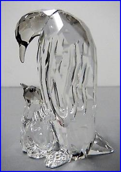 PENGUIN MOTHER WITH BABY CRYSTAL 2014 SWAROVSKI #5043728