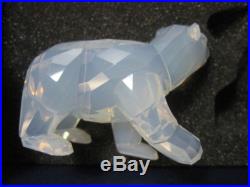 Pair of Swarovski Crystal Bears Figurine In Original Box