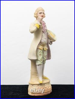 Pair of Vintage Bisque Made in Occupied Japan Figurines 8 1/4 (H) 1945-52 Pair of Vintage Bisque Made in Occupied Japan Figurines 8 1/4 (H) 1945-52
