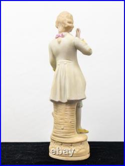 Pair of Vintage Bisque Made in Occupied Japan Figurines 8 1/4 (H) 1945-52 Pair of Vintage Bisque Made in Occupied Japan Figurines 8 1/4 (H) 1945-52