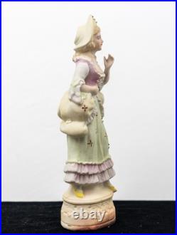 Pair of Vintage Bisque Made in Occupied Japan Figurines 8 1/4 (H) 1945-52 Pair of Vintage Bisque Made in Occupied Japan Figurines 8 1/4 (H) 1945-52
