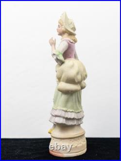 Pair of Vintage Bisque Made in Occupied Japan Figurines 8 1/4 (H) 1945-52 Pair of Vintage Bisque Made in Occupied Japan Figurines 8 1/4 (H) 1945-52