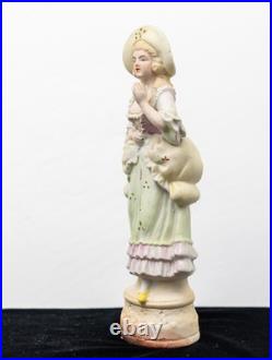 Pair of Vintage Bisque Made in Occupied Japan Figurines 8 1/4 (H) 1945-52 Pair of Vintage Bisque Made in Occupied Japan Figurines 8 1/4 (H) 1945-52
