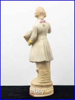 Pair of Vintage Bisque Made in Occupied Japan Figurines 8 1/4 (H) 1945-52 Pair of Vintage Bisque Made in Occupied Japan Figurines 8 1/4 (H) 1945-52