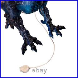 Pan Asian Creations Ltd. Wind Dragon Blue 19 in LED Eyes Blue Plastic Decorative