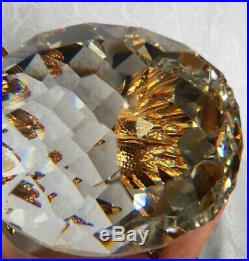 Perfect Swarovski Austrian Crystal GIANT Pineapple Figure in Hard Case RARE