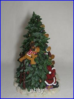 Poor Ol' Santa & The Not-Quite-Helpful Reindeer Boyds Lghtd Tree #28207 MIB