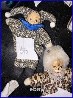 Porcelain Antique Clown Collection