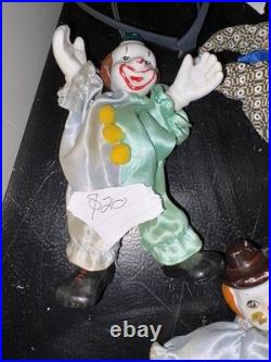 Porcelain Antique Clown Collection