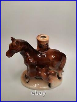 Porcelain Figurine Horse and Foal, Collection, Vintage, Antique, Retro, Rare Old