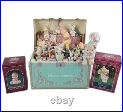 Precious Moments 576034 Toy Chest Deluxe Action Musical Vintage + 2 Ornaments Precious Moments 576034 Toy Chest Deluxe Action Musical Vintage + 2 Ornaments