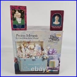 Precious Moments 576034 Toy Chest Deluxe Action Musical Vintage + 2 Ornaments Precious Moments 576034 Toy Chest Deluxe Action Musical Vintage + 2 Ornaments