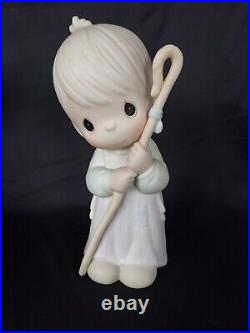 Precious Moments- Come Let Us Adore Him 9-pc Set 9-10 Tall Nativity Set #104523