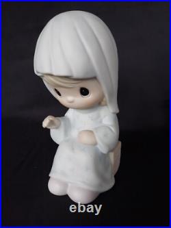 Precious Moments- Come Let Us Adore Him 9-pc Set 9-10 Tall Nativity Set #104523