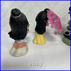 Precious Moments Disney Showcase Mulan Lot of 3 Figures Complete with boxes