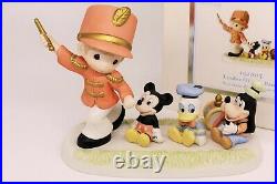 Precious Moments LEADER OF THE BAND 152005 Disney Mickey, Donald and Goofy