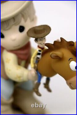 Precious Moments ROUNDING UP A GANG FULL OF FUN 920003 Disney Bullseye Woody