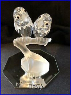 Pristine! 1987 Swarovski Crystal 1st First Annual Scs Togetherness Lovebirds Fig