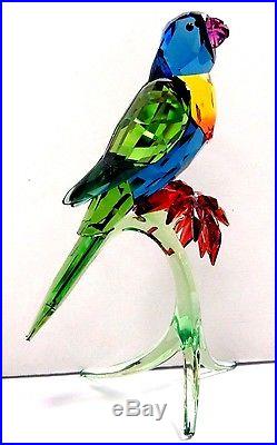 Rainbow Lorikeet Bird 2016 Swarovski Crystal Artist Signed #5136832-s