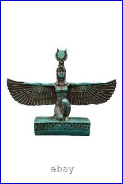 RARE ANCIENT EGYPTIAN ANTIQUE Statue Isis Winged