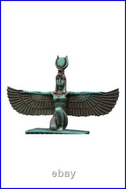 RARE ANCIENT EGYPTIAN ANTIQUE Statue Isis Winged