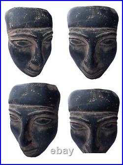 RARE ANCIENT EGYPTIAN ANTIQUE Statue King Akhenaten Head Mask 1322 Bc