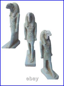 RARE ANTIQUE ANCIENT EGYPTIAN Statue Stone God Thoth Good Hieroglyphic