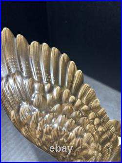 RARE Herend Hungary Large Eagle Natural 24K Gold 11 Wingspan Figurine 5634 MINT