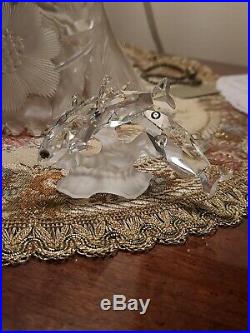RARE SWAROVSKI Silver Crystal Three South Sea Fish Figurine