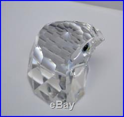 RARE! Swarovski Crystal GIANT Falcon Head 010 064 / 010064 / 7645 100 000 MINT