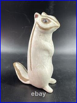 RARE! VTG ANDERSEN DESIGN STUDIO POTTERY CHIPMUNK FIGURINE Anderson