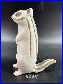 RARE! VTG ANDERSEN DESIGN STUDIO POTTERY CHIPMUNK FIGURINE Anderson