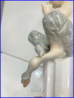 RARE VTG Lladro Porcelain Figurine Satyr With Flute Statue Sculpture 10 SPAIN