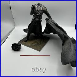 RARE Vintage Star wars Darth Vader 13 And Yoda 18 Action Figure And Spaceship