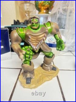 RHINOX cold cast porcelain statue produced by hard hero
