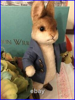R. John Wright Beatrix Potter Series Peter Rabbit, Benjamin Bunny, Wheel Barrow