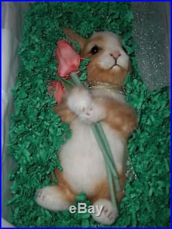 R. John Wright Tulip Bunny Rabbit NRFB