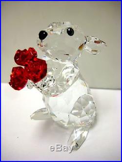 Rabbit With Roses Swarovski Crystal Pieces 2015 Swarovski 5063338