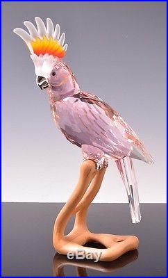 Rare #685824 SWAROVSKI CRYSTAL PARADIS BIRD RED COCKATOO FIGURINE Retired NR