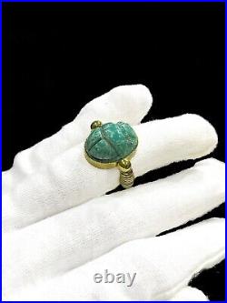 Rare Fantastic Ancient Egyptian Ring of Egyptian Scarab (symbol of good luck)
