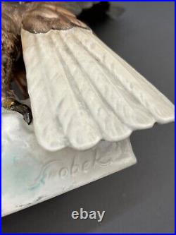 Rare Goebel 1969 WHITE HEADED EAGLE 11 ½ Porcelain Figurine 38-104-26 Frobek