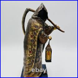 Rare Jim Shore Heartwood Creek Grim Reaper For Whom Comes The Reaper Figurine