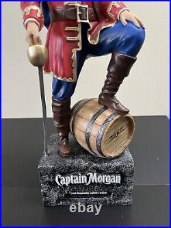 Rare PROMO Captain Morgan Statue Bar Advertising Display 18'' Tall